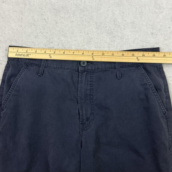 Mother The Pleated Greaser Prep Pants Womens Size 29 Blue On The Island Preppy - Picture 6 of 13